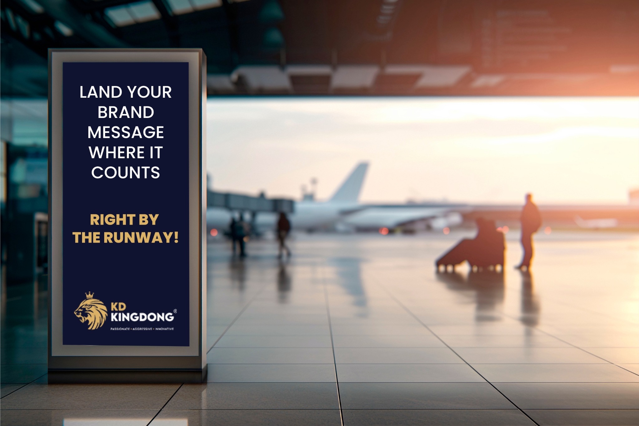 Strengthening Brand Recall with High-Impact Airport Advertising
